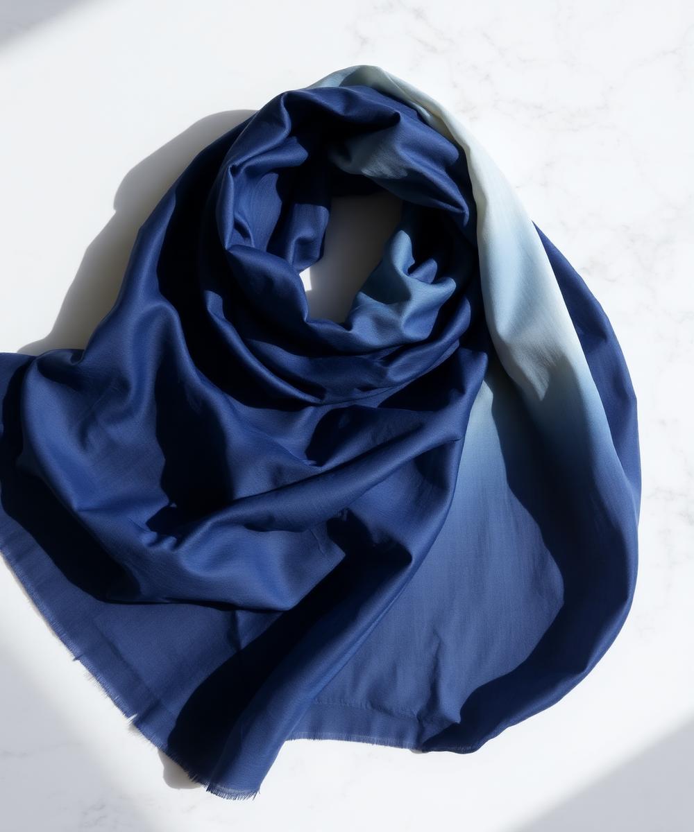Indigo Cloud Scarf