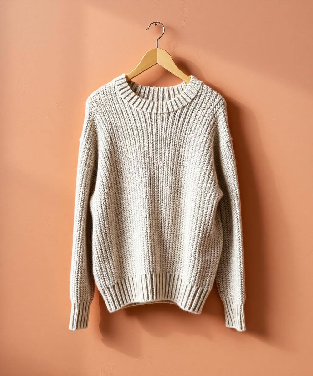Oat Fisherman Sweater